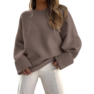 LILLUSORY Women's Oversized Sweater for Winter Comfort