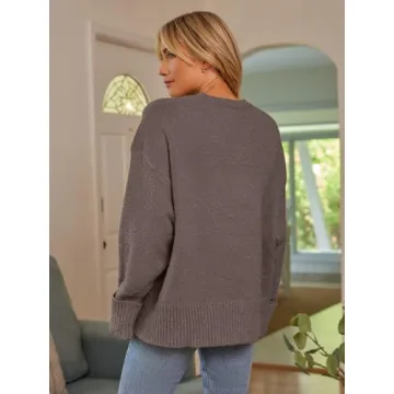 LILLUSORY Women's Oversized Sweater for Winter Comfort