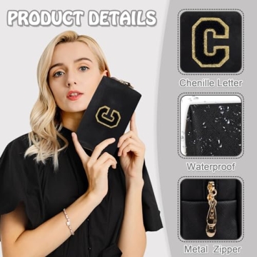 Personalized Initial Makeup Bag for Stylish Organization