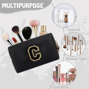 Personalized Initial Makeup Bag for Stylish Organization