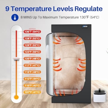 Portable Steam Sauna Box Fast Heating Foldable Remote Control