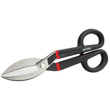 CRAFTSMAN 12-Inch Multi-Purpose Tin Snips for Metal Cutting Precision