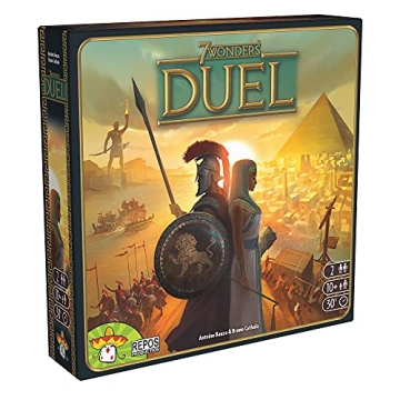 7 Wonders Duel Board Game BASE GAME - Intense Two-Player Battles in the Ancient World! Strategy Game...