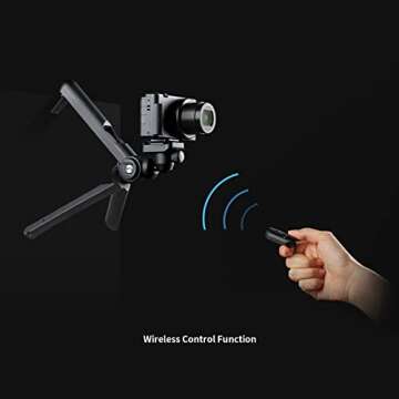 PGYTECH MANTISPOD 2.0 Bluetooth Mini Camera Vlogging Tripod Small Travel Flexible DSLR Pocket Stand ...