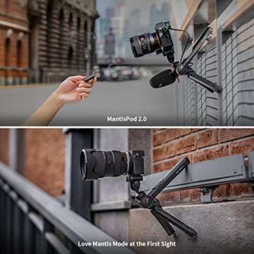 MantisPod 2.0 Mini Vlogging Tripod with Bluetooth Remote