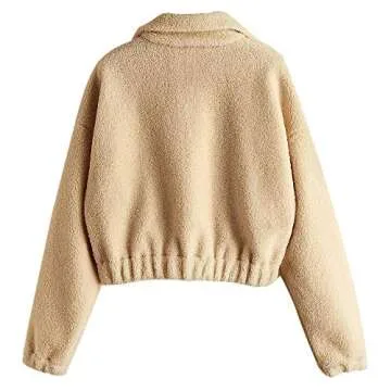 ZAFUL Women's Sherpa Pullover for Ultimate Comfort