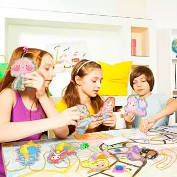 Kids Mermaid Lacing Cards for Toddler Skills Development