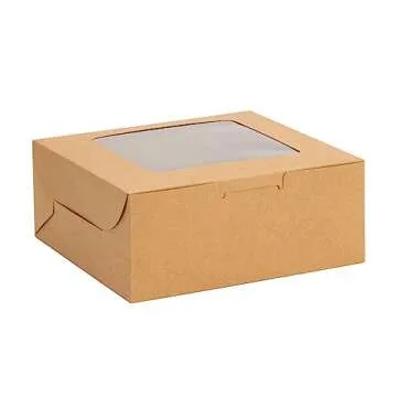 Organize Your Treats with 50 Pack 6x6 Bakery Boxes