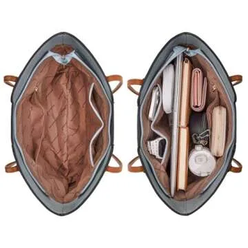 Chic Montana West Vegan Leather Tote Bag for Women