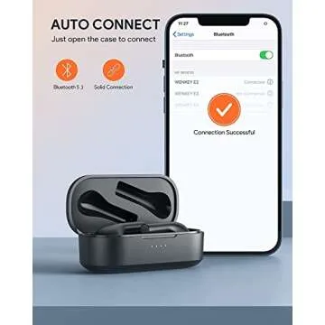 WENKEY True Wireless Earbuds with Bluetooth 5.3