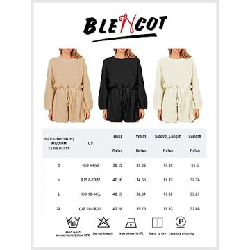 Stylish and Comfy BLENCOT Knit Jumpsuit for Women