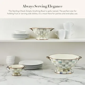 MACKENZIE-CHILDS Enamel Bowl for Stylish Entertaining