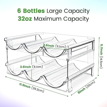 Spospo Water Bottle Organizer - Essential Storage Solution