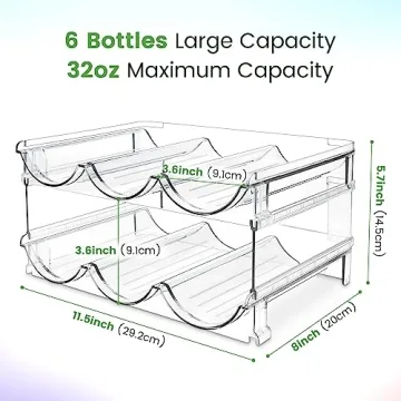 Spospo Water Bottle Organizer - Essential Storage Solution