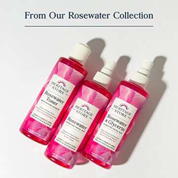 HERITAGE STORE Lavender Flower Water & Glycerine Benefits Skin, Hair & More Aromatherapy Mist Spray 8 oz