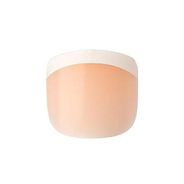 KISS Salon Acrylic French Nail Toenail - Walk Away