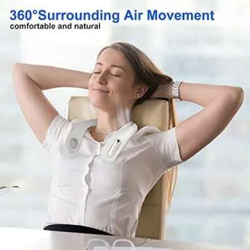 Yolidas Portable Neck Fan - Hands-Free Cooling Solution