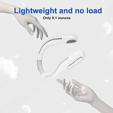 Yolidas Portable Neck Fan - Hands-Free Cooling Solution