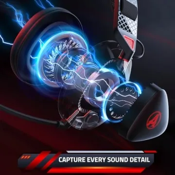 Awinnasey PH3 Wireless Gaming Headset with 50Hrs Battery