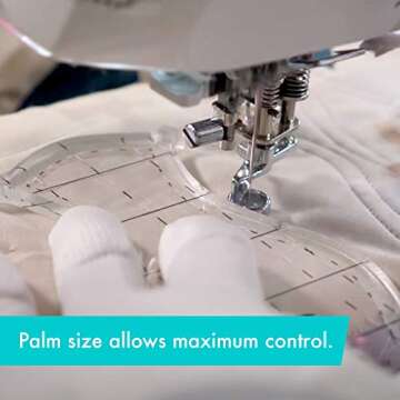 Creative Grids Machine Quilting Tool Elvira – CGRQTA6 for Precision Crafting