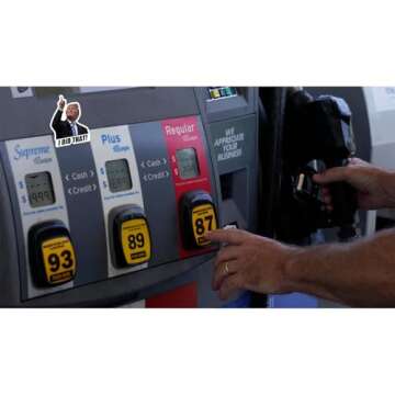 100pcs Trump I Did That Stickers Gas Pump Stickers Decal, Donald Trump Merchandise, Anti-Trump Stick...