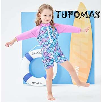 Stylish Upf 50+ Toddler Mermaid Swimsuit