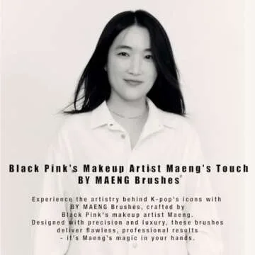 [SOO ADOR] BY MAENG #22 Concealer Brush (Medium) - Precision Tool for Covering Imperfections and Enhancing Skin Tone | Designed by K-Pop Makeup Artist Maeng | Makeup Brush Base Brush