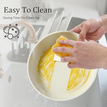 CAROTE 24pcs Detachable Handle Cookware Set for Efficient Cooking