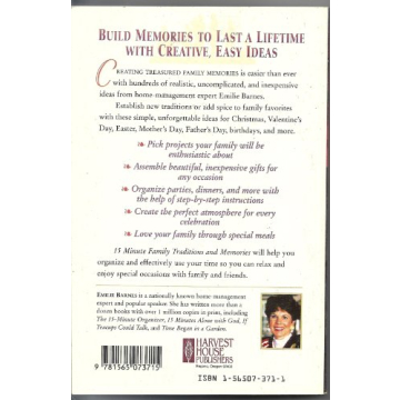 15 Minute Family Traditions & Memories Book for All