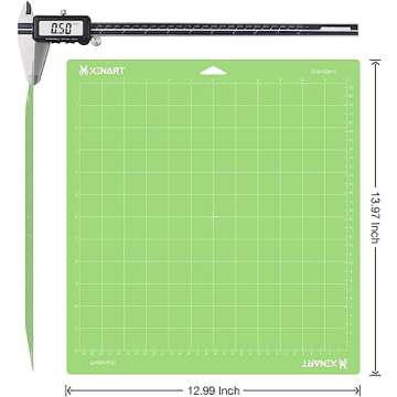XINART 12x12 Inch Cutting Mats for Cricut Maker 3/Maker/Explore 3/Air 2/Air/One(Standard/Light/Strong,3 Mats) Adhesive Sticky Replacement Cutting Mat Compatible with Cricut
