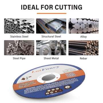 Efficient LotFancy 4.5 inch Cut Off Wheels for Metal