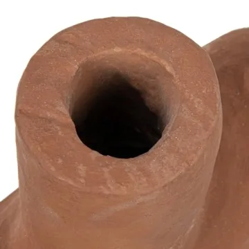 Bloomingville Modern Abstract Paper Mache Vase - Unique Design