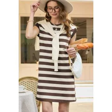 Stylish AlvaQ Women's Summer Casual Dress with Pockets