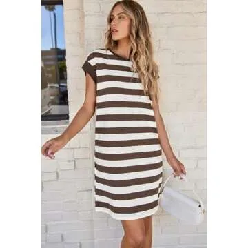 Stylish AlvaQ Women's Summer Casual Dress with Pockets