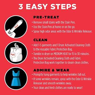 Dryel at-Home Dry Cleaner Refill Kit for 8 Loads