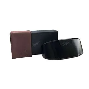 Persol PO0649 1025S3 54MM Resina E Sale/Crystal Lens Polarized Gradient Blue Aviator Sunglasses for Men + BUNDLE With Designer iWear Eyewear Kit