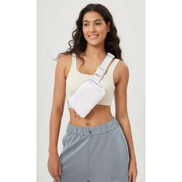 ODODOS Unisex Mini Belt Bag Adjustable Strap for Active Lifestyles