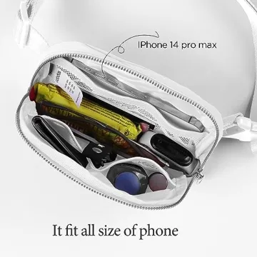 ODODOS Unisex Mini Belt Bag Adjustable Strap for Active Lifestyles