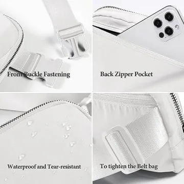 ODODOS Unisex Mini Belt Bag Adjustable Strap for Active Lifestyles