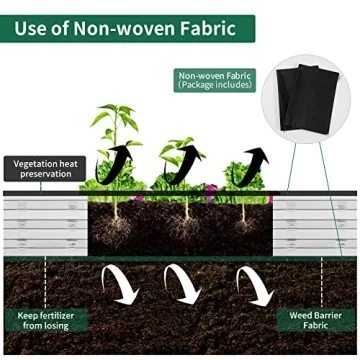 POTEY Raised Garden Bed Kit – Easy to Assemble for Outdoors