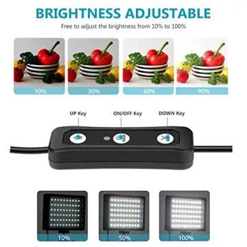 Neewer Video Conference Light Kit - 3 Dimmable LED Lights Set