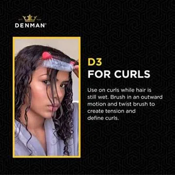 Denman Curly Hair Brush D3 - The Ultimate Curl Definer