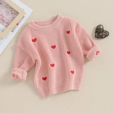 Karwuiio Toddler Knit Sweater for All Occasions