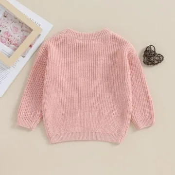 Karwuiio Toddler Knit Sweater for All Occasions