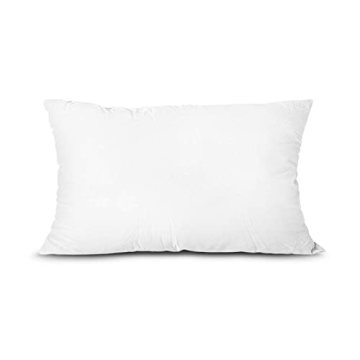 EDOW Throw Pillow Insert - Lightweight, Soft Polyester 12x20 Decorative Pillow, Machine Washable