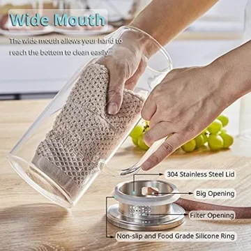 Stylish 1.2L Glass Pitcher for Everyday Use