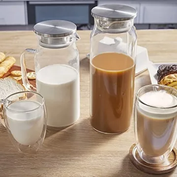Stylish 1.2L Glass Pitcher for Everyday Use