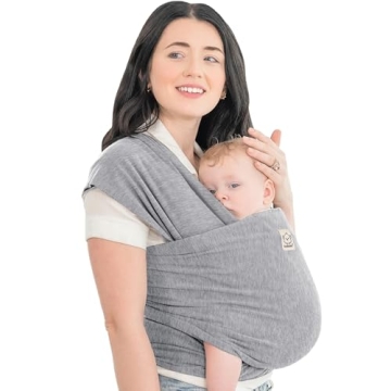 KeaBabies Baby Wrap Carrier - Universal Fit for Comfort