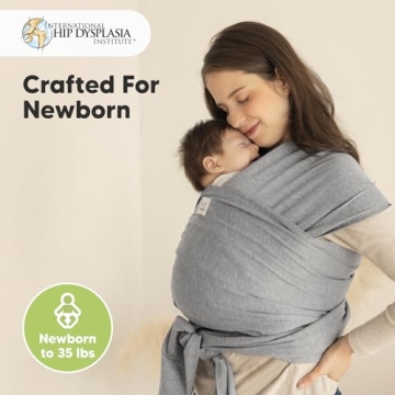 KeaBabies Baby Wrap Carrier - Universal Fit for Comfort