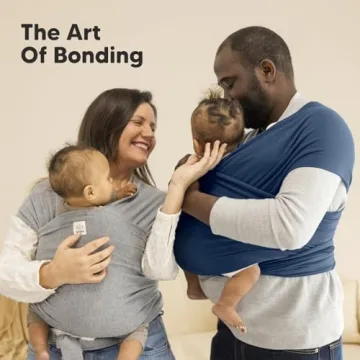 KeaBabies Baby Wrap Carrier - Universal Fit for Comfort